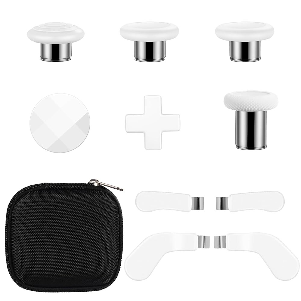 Metal Thumbsticks for Xbox One Paddles, Standard Component Core Includes Elite Magnetic 1 2, Swap 2 - 상품 이미지