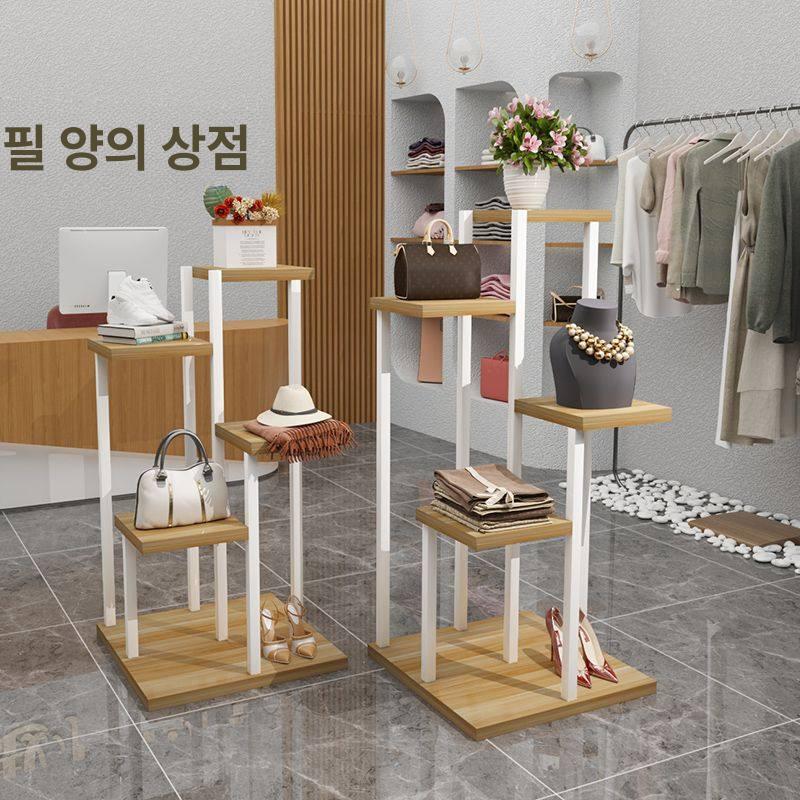 신발진열대 매장 디스플레이 진열장 가방 전시대 구두 옷가게 매대 지지대 랙 거치대 - 상세 이미지 4