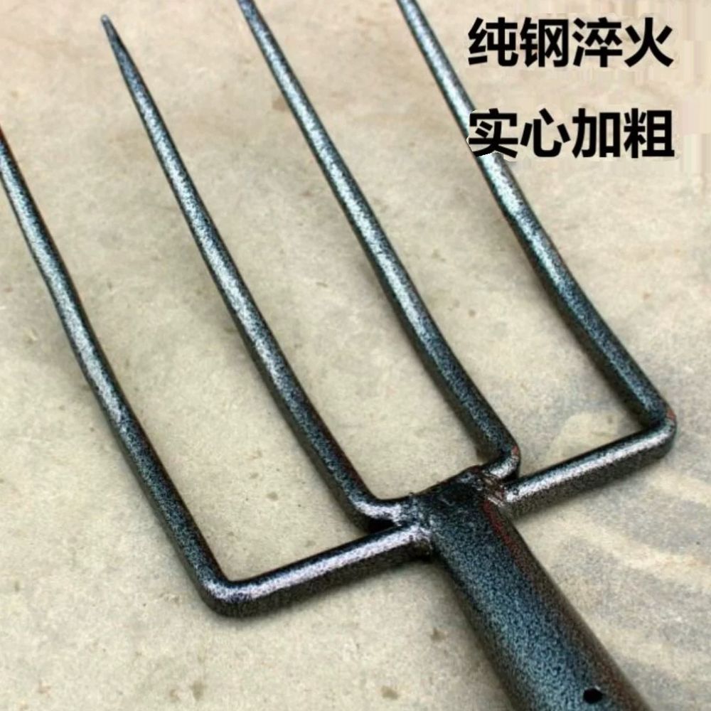 땅파기 쇠스랑 뿌리 도라지창 삽쇠 괭이 텃밭 강철 포크 - 상세 이미지 2