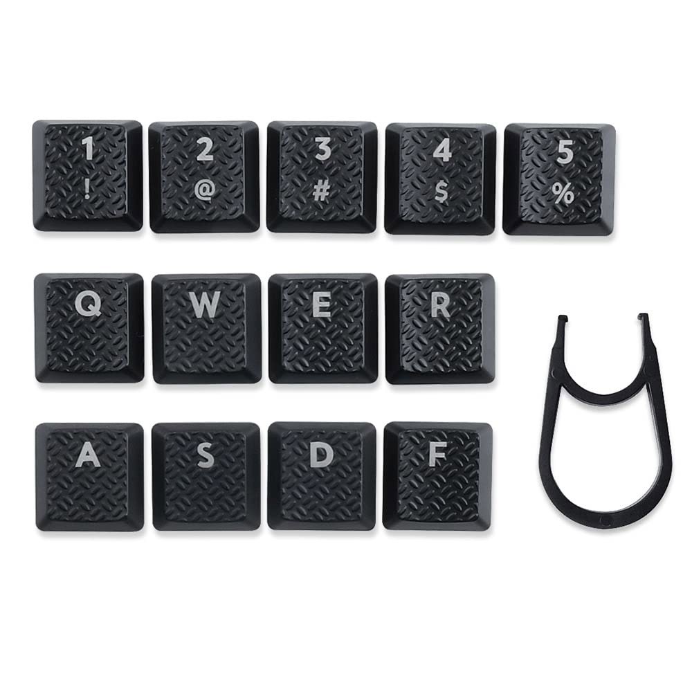 Texture Tactility 백라이트 13 키캡 TKL 게이밍 RGB 기계식 촉각 키보드 (블랙 스위치 13키) GL 교체 Logit G813/G815/G913/G915 - 상품 이미지