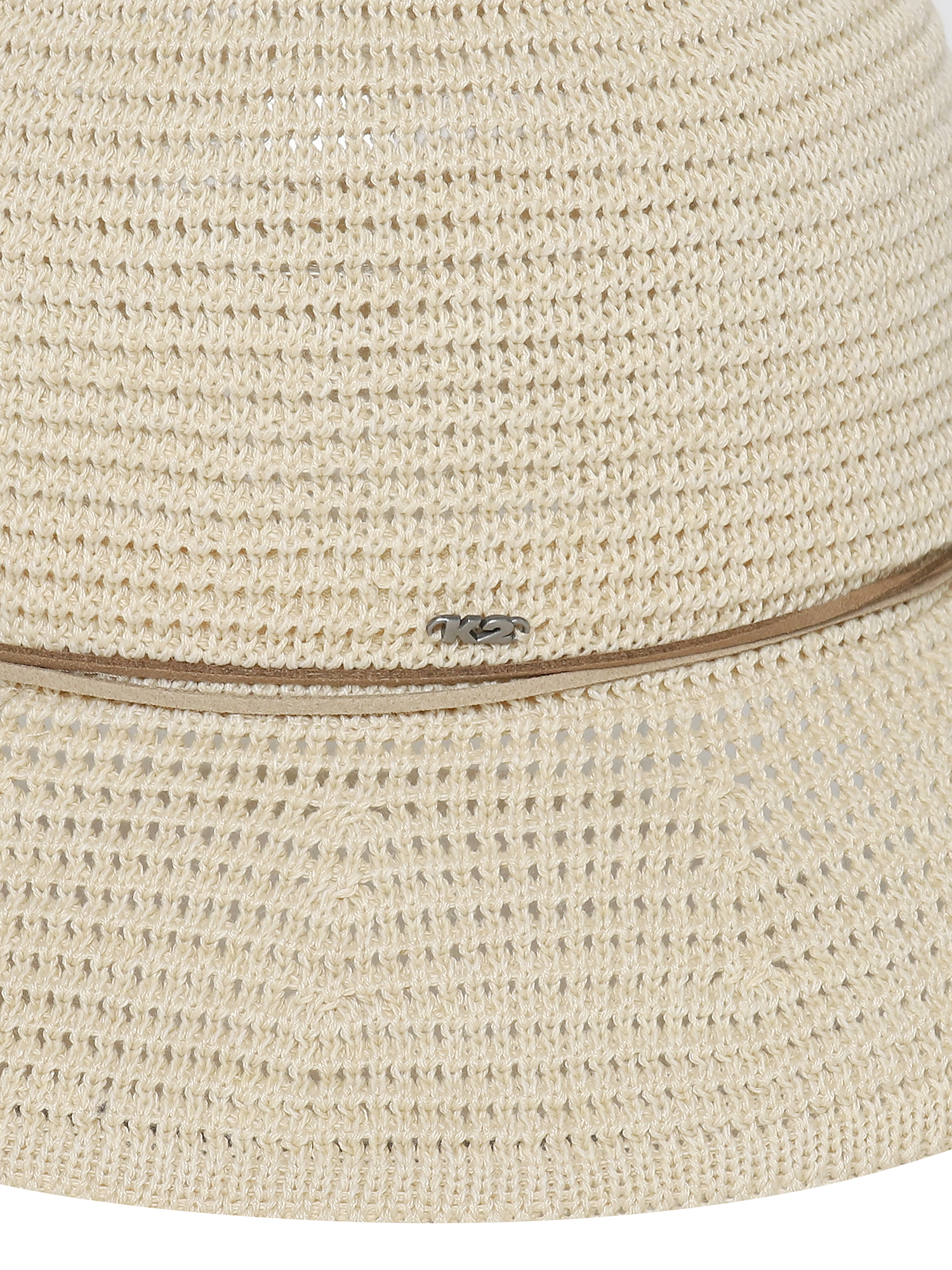 [본사직영] K2 여성 SIGNATURE CROCHET HAT W_Beige KWM25C66E2 이미지 6