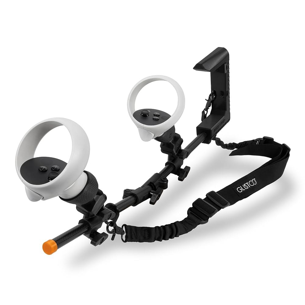 Magni Stock+ VR Carbon Fiber 2/Quest Meta Quest compatible Controller Rifle Stock Adapter with - 상품 이미지