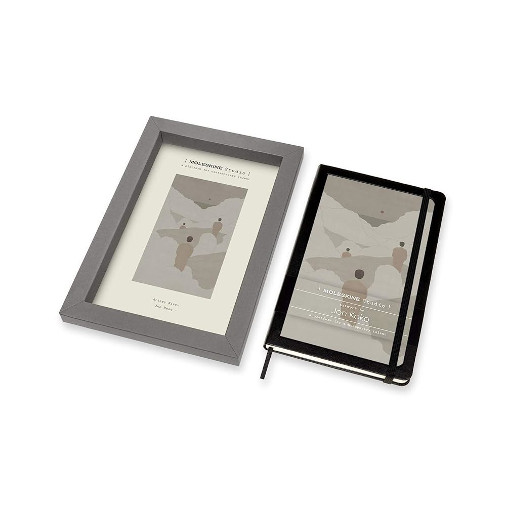 몰스킨 한정판 스튜디오 컬렉션 노트북, 하드 커버, 대형(5인치 x 8.25인치), 룰드/라인드, 존 코코, 240페이지 - 상세 이미지 2