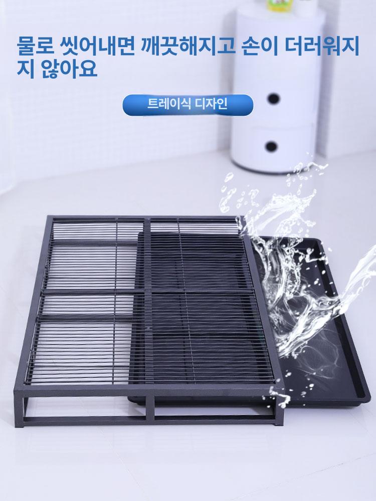 애견 배변패드 배변매트 화장실 방수 가정용 배변 훈련 중형 크로스바 미포함 10kg이하 - 상세 이미지 4