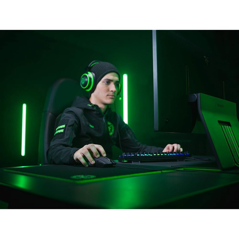 Razer, 바이퍼 초경량 양손잡이 유선 마우스, 16000 스위치, 조명, DPI 크로마 센서, 프로그래밍 게이밍 8개의 RGB 옵티컬 고속 버튼 Black - 상세 이미지 2