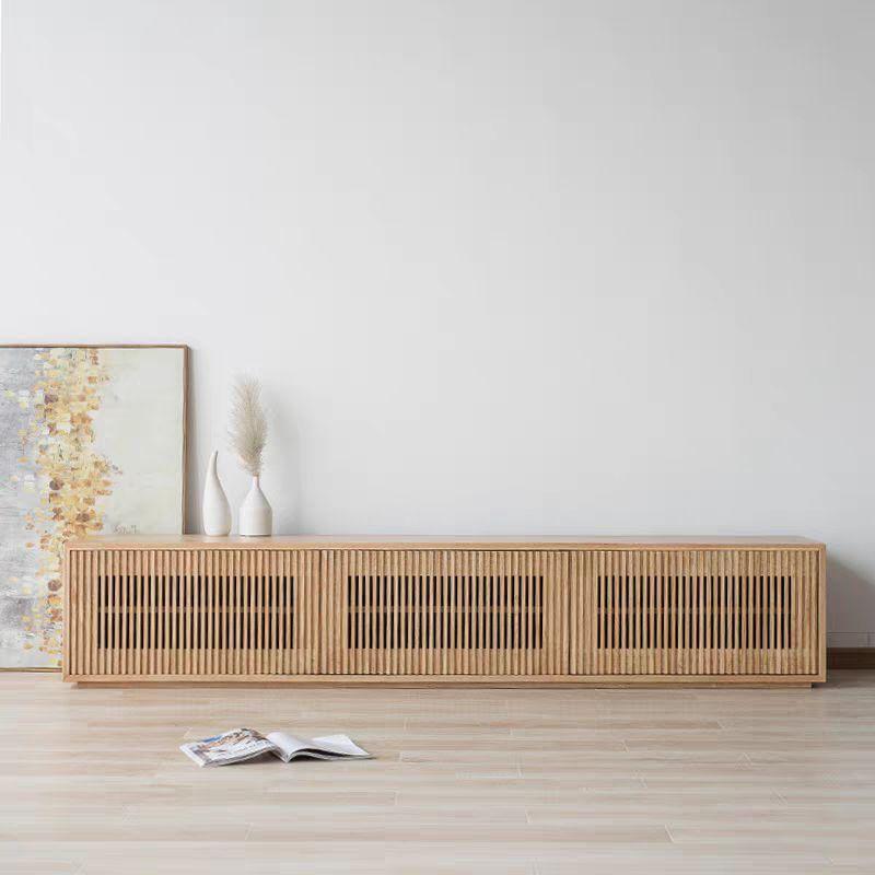 원목 거실장 장식 선반 거실 서랍장 수납장 높은 장식장 내추럴우드컬러 150x41x42cm - 상품 이미지