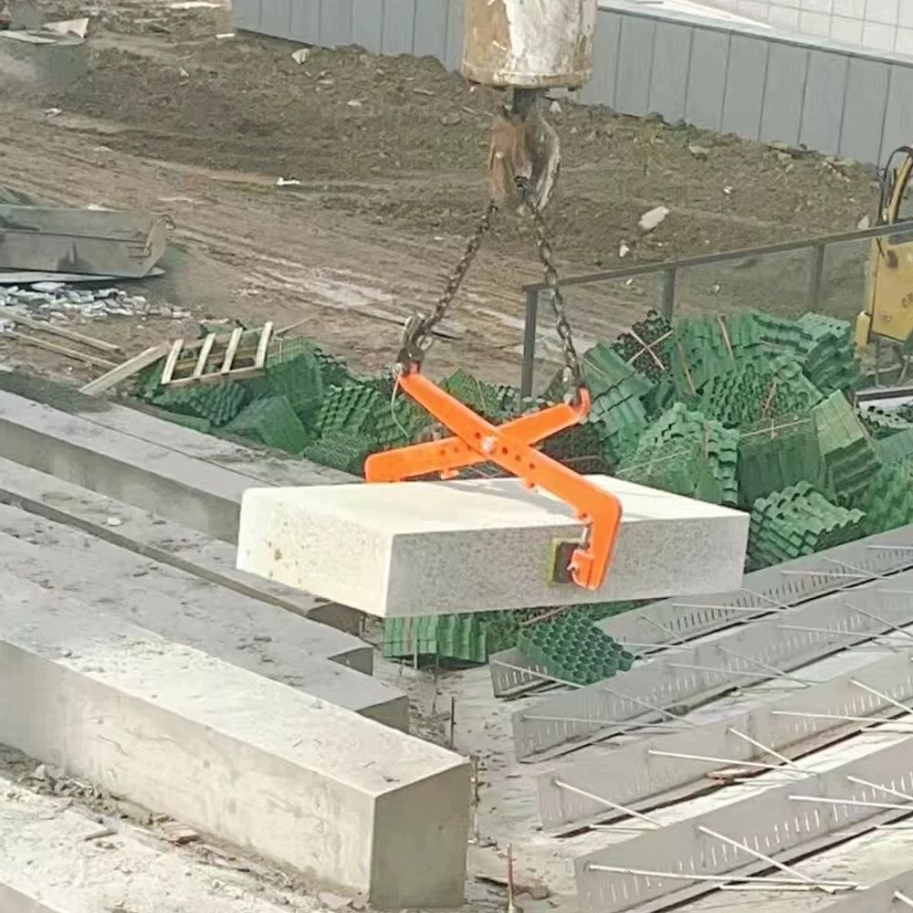 보강토 블럭 벽돌 경계석 공사 집게 운반 돌집게 옹벽 이미지 6