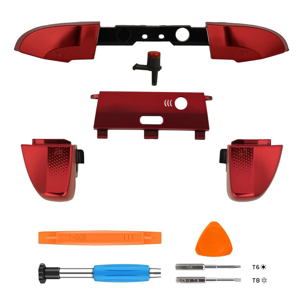 TOMSIN LB RB Bumper Button Kit Replacement with for and Bluetooth Parts 2 Series Elite Controller, - 상품 이미지