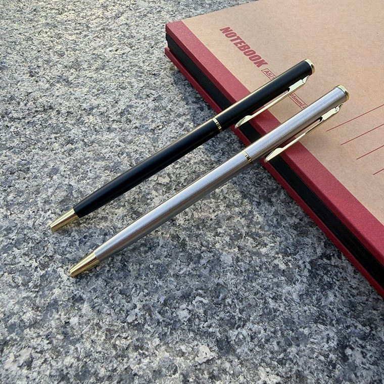 도모아 슬림 바디 고급 메탈 금속볼펜 1.0mm - 상품 이미지