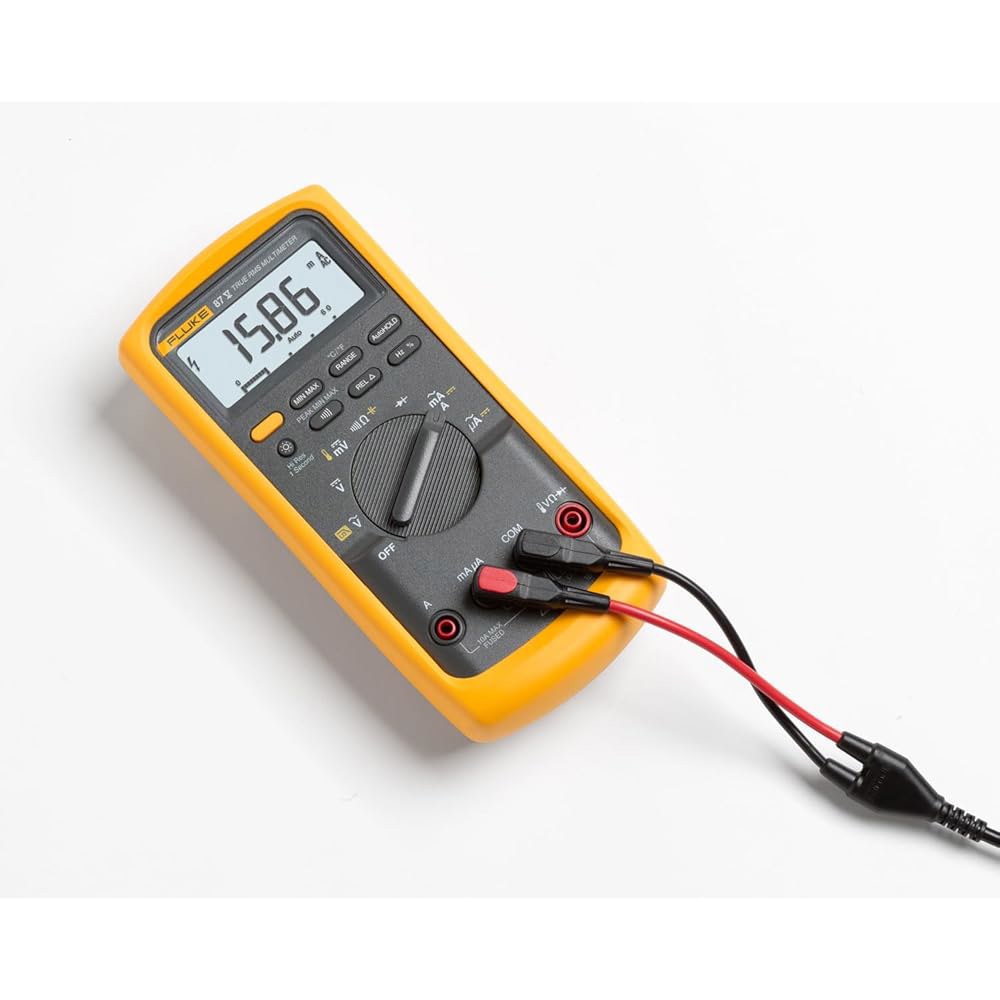 고급 문제 해결을 위해 1000V AC/DC, 피크 최소/최대, 저역 통과 필터를 측정하는 Fluke 87V 산업용 디지털 멀티미터에는 TL75 테스트 리드, AC175 악어 클립 - 상세 이미지 3