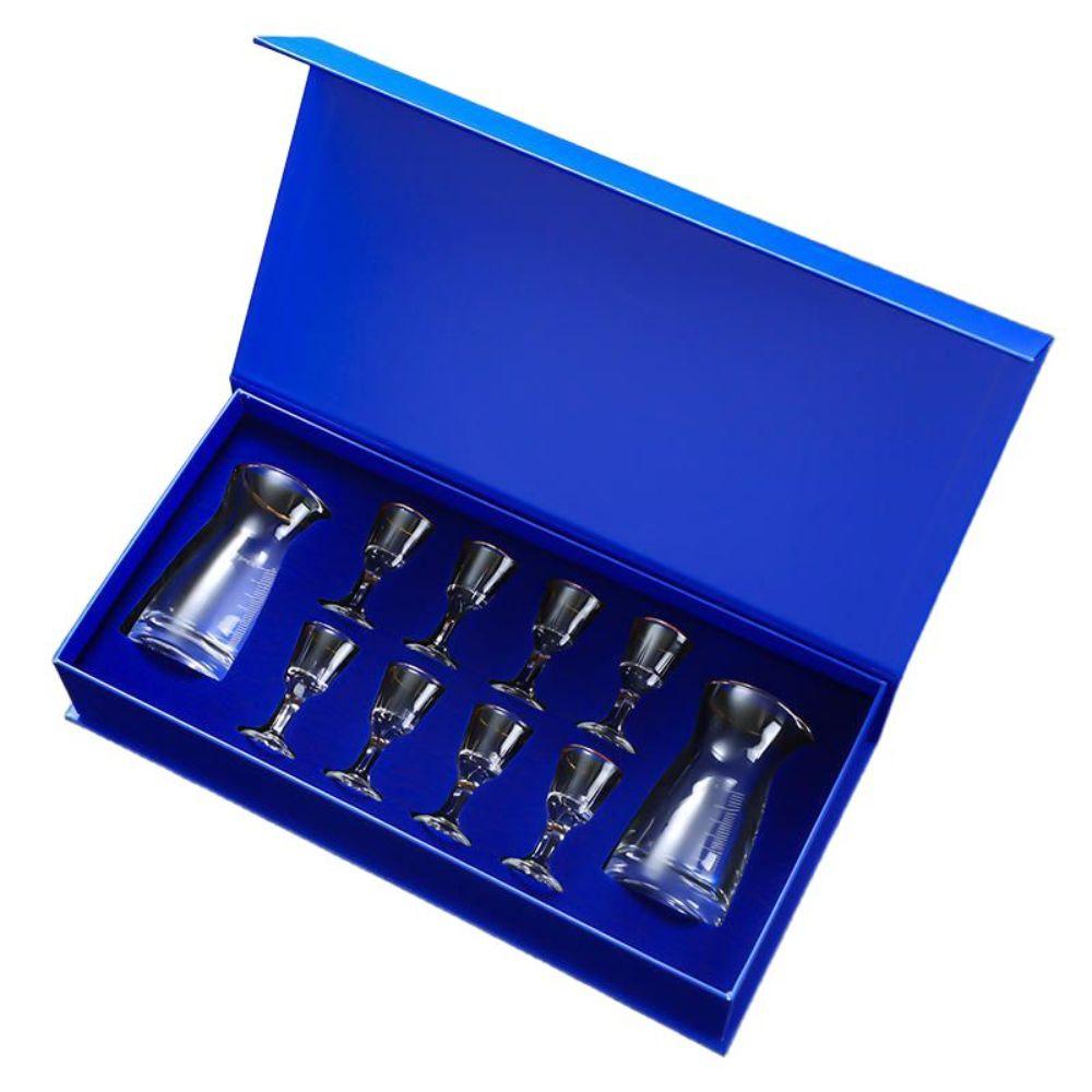 귀주모태 잔 백주 고량주잔 술잔 소주잔 상자 2병 80ml+8 마오타이컵 세트 - 상품 이미지