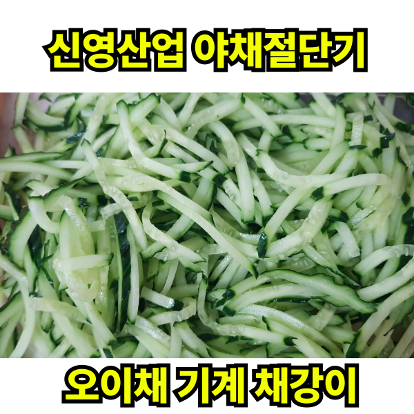 신영산업-국산야채절단기 채강이(SY-6096) 채써는기계 당근채 오이채 무생채 슬라이서 - 상세 이미지 4