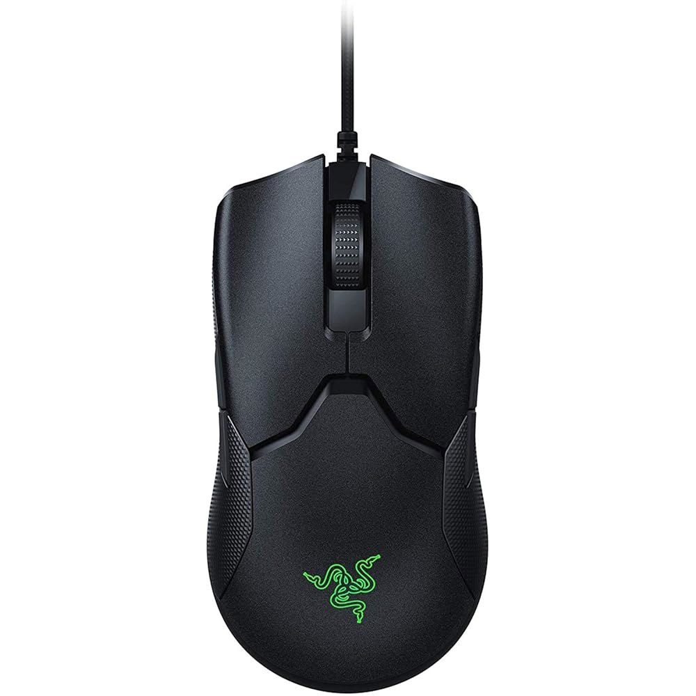 Razer, 바이퍼 초경량 양손잡이 유선 마우스, 16000 스위치, 조명, DPI 크로마 센서, 프로그래밍 게이밍 8개의 RGB 옵티컬 고속 버튼 Black - 상품 이미지