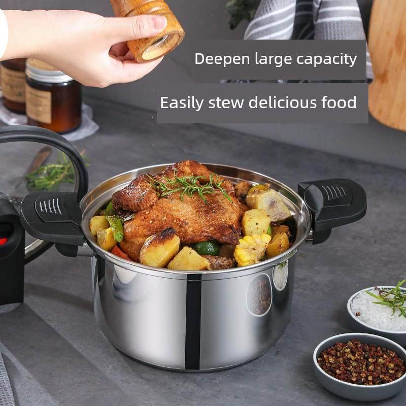 저압 압력찜솥 갈비찜용 미세압력 진공 저압냄비 멀티쿡 5L 1-3인용 - 상세 이미지 3