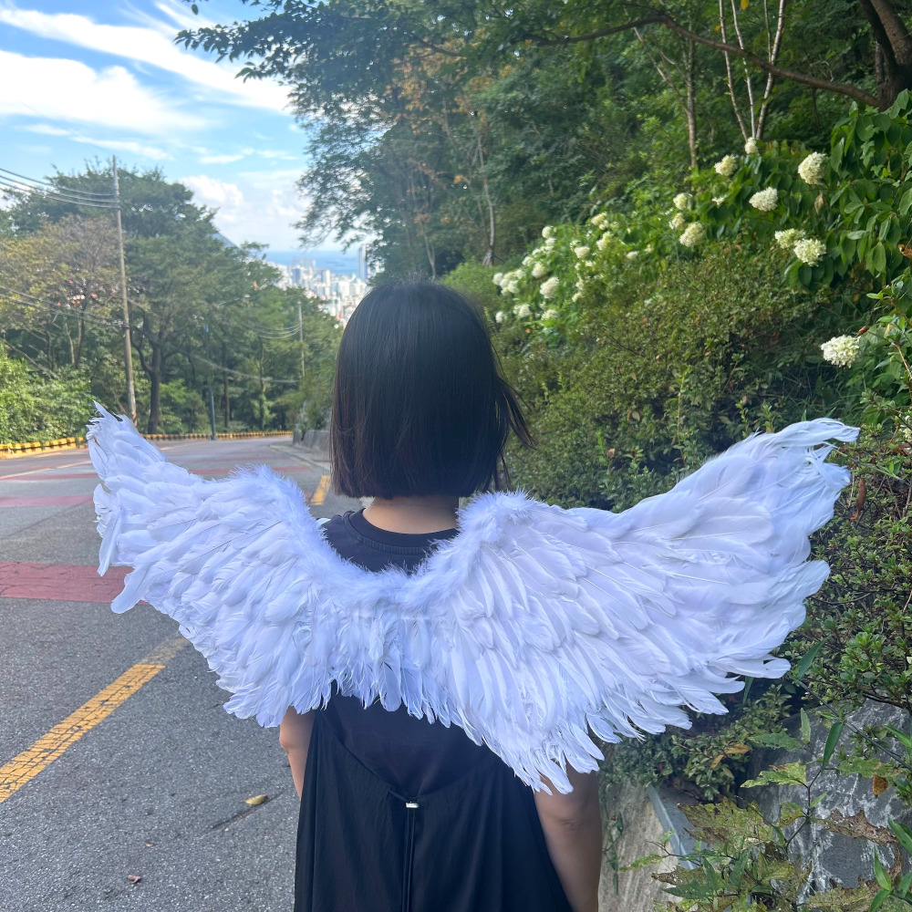 대형 사이즈 천사날개 코스프레 촬영 소품 - 상품 이미지