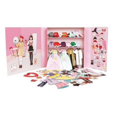 자석나라 자석놀이교구 100가지 패션 아이템 패션센스 뽐내기 시크릿 옷장