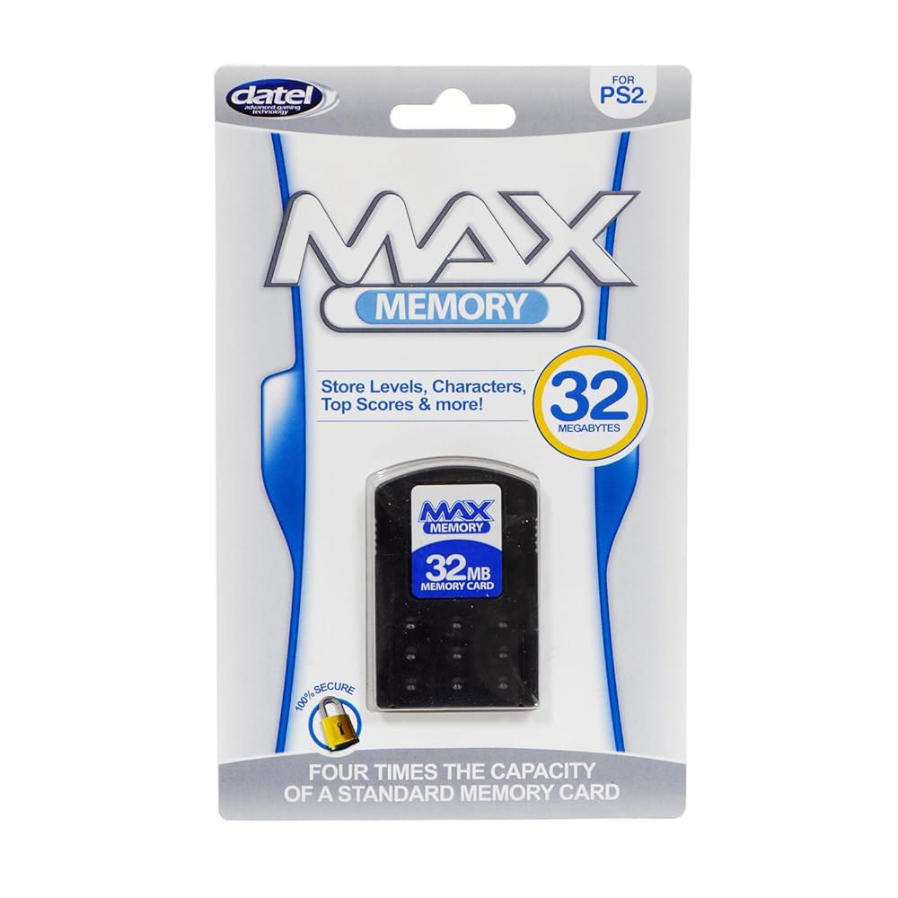 PS2 32 Meg Max Memory Card 32 Meg - 상품 이미지