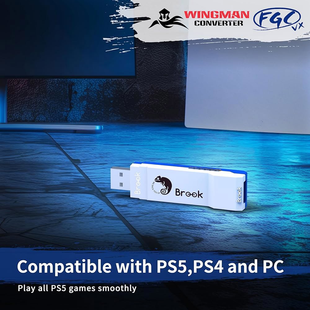 Brook Wingman FGC VX Arcade Adapter Wired All for with Fightpads, 150+ Supports Compatible Games Low - 상세 이미지 3