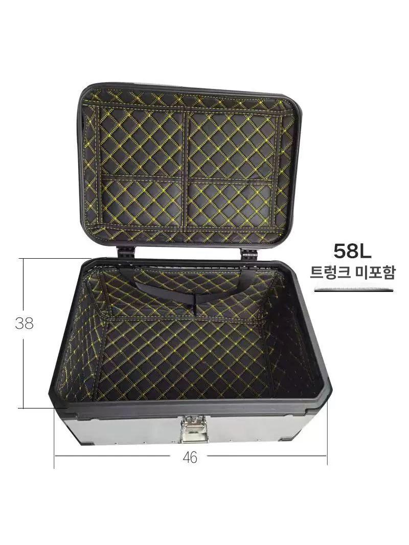 탑박스 내피 오토바이 스쿠터 배달통 패드 36L 단일 하단 패드 - 상세 이미지 4