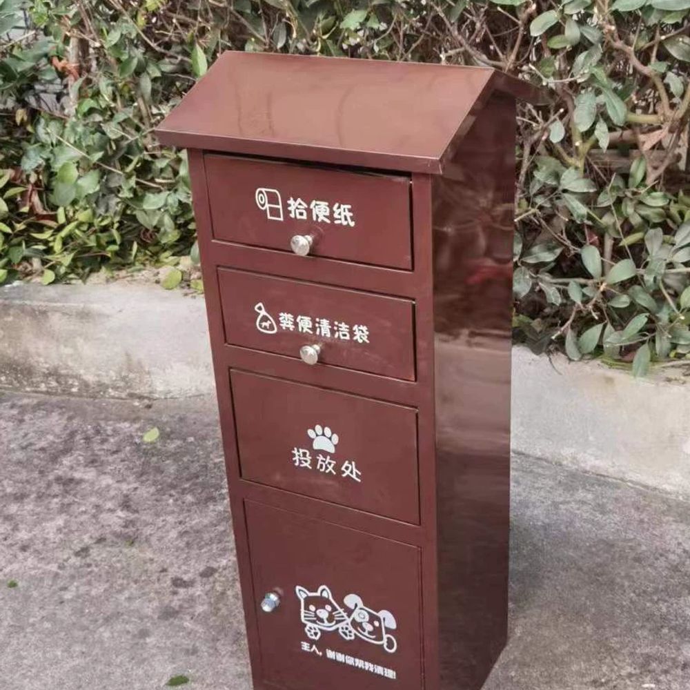스탠딩 우체통 우편함 개인주택 회전 유럽식 철제 이미지 6