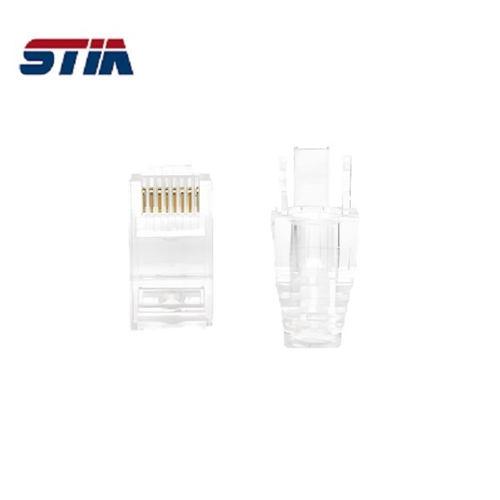 EZ 스티아 투명 이지 RJ45 CAT6 UTP 관통형 - 상품 이미지
