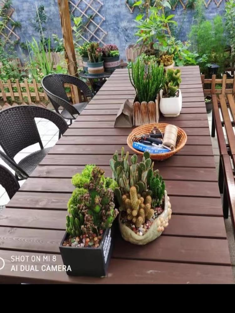 원목 파고라 야외 옥상 데크 바베큐장 베란다 만들기 스타일 B 90 x 90x40cm 조립 필요 - 상세 이미지 3