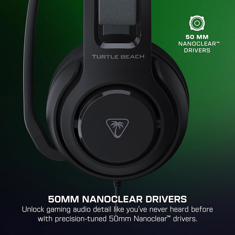 Turtle Beach Atlas 200 Wired Foam Memory w/ Multiplatform for 50mm Flip-to-Mute 3.5mm - Headset Xbox - 상세 이미지 2
