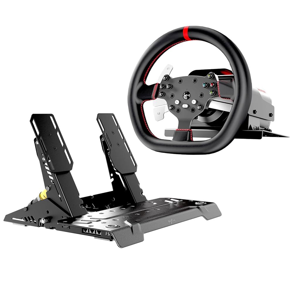 PXN - V10 Ultra Gaming Shifters, Feedback, PC Setup for Xbox, Racing Wheel Steering 10.6-inch & 3.2N - 상품 이미지