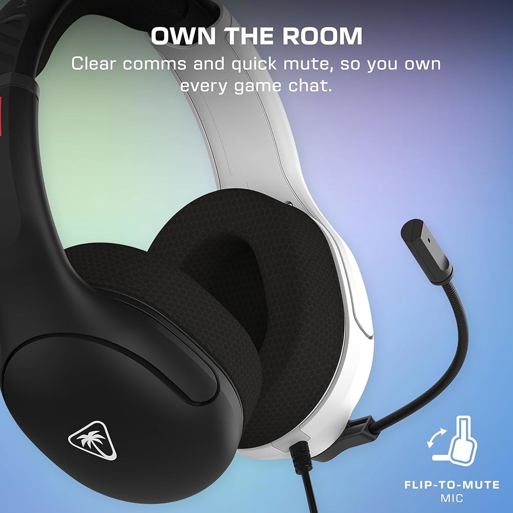Turtle Beach Airlite Fit Wired Headset 2, Black Officially and Switch, Durable, Lightweight, for Whi - 상세 이미지 3