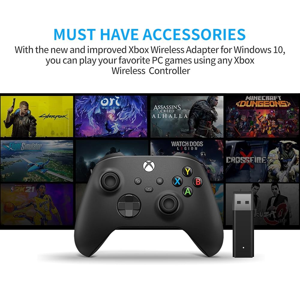PC 윈도우 10 11용 Xbox 오리지널 컨트롤러와 있는 One 호환되는 어댑터 칩이 IC 무선 - 상세 이미지 2