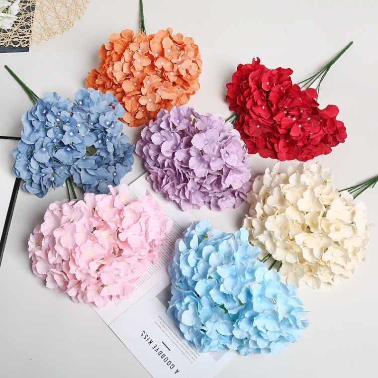 도모아 수국 꽃 꽃다발 조화 플라워 꽃장식 인테리어 이벤트용 인조꽃