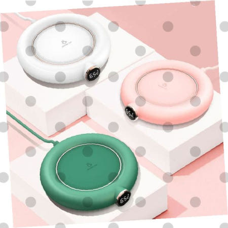 온도조절 USB 컵워머 머그워머 보온 음료 가열 데스크 따뜻한 컵받침