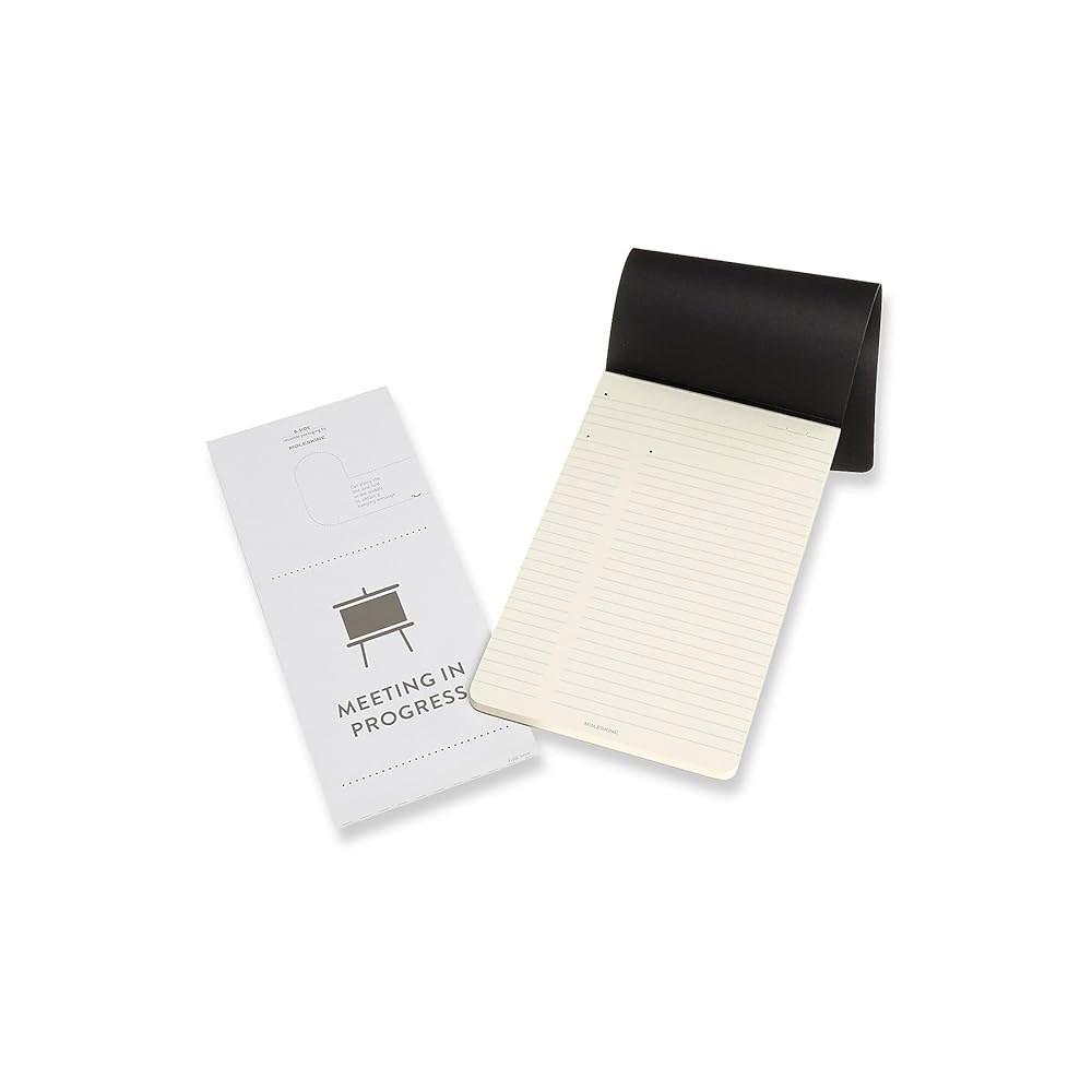 몰스킨 PRO 패드, 소프트 커버, 라지(5인치 x 8.25인치) 룰드/라인드, 블랙, 96페이지 - 상세 이미지 3