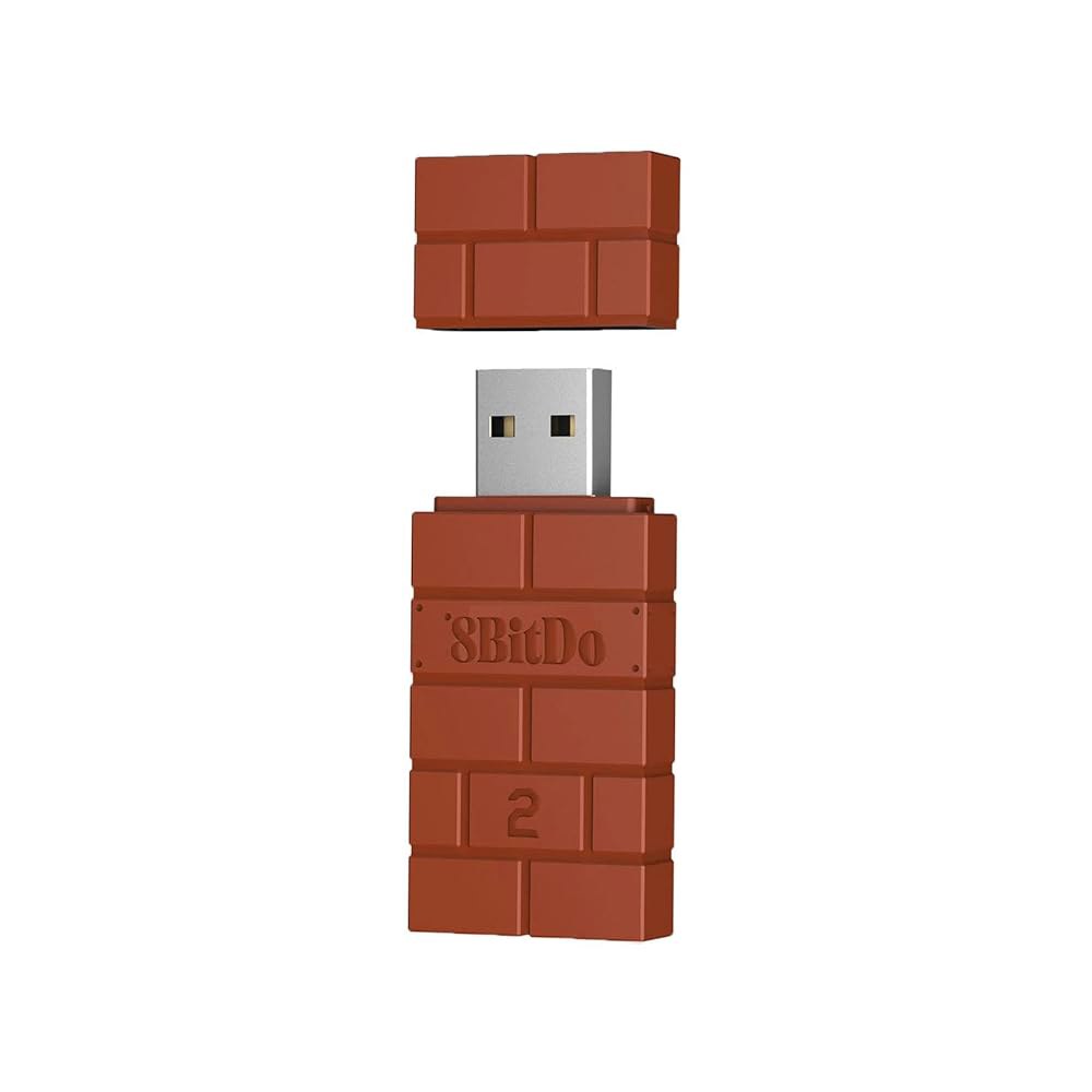 8Bitdo Adapter 2 USB Wireless SXbox & Bluetooth Xbox for Pi, PS5/PS4/PS3 One Bluetooth, X Controller - 상품 이미지