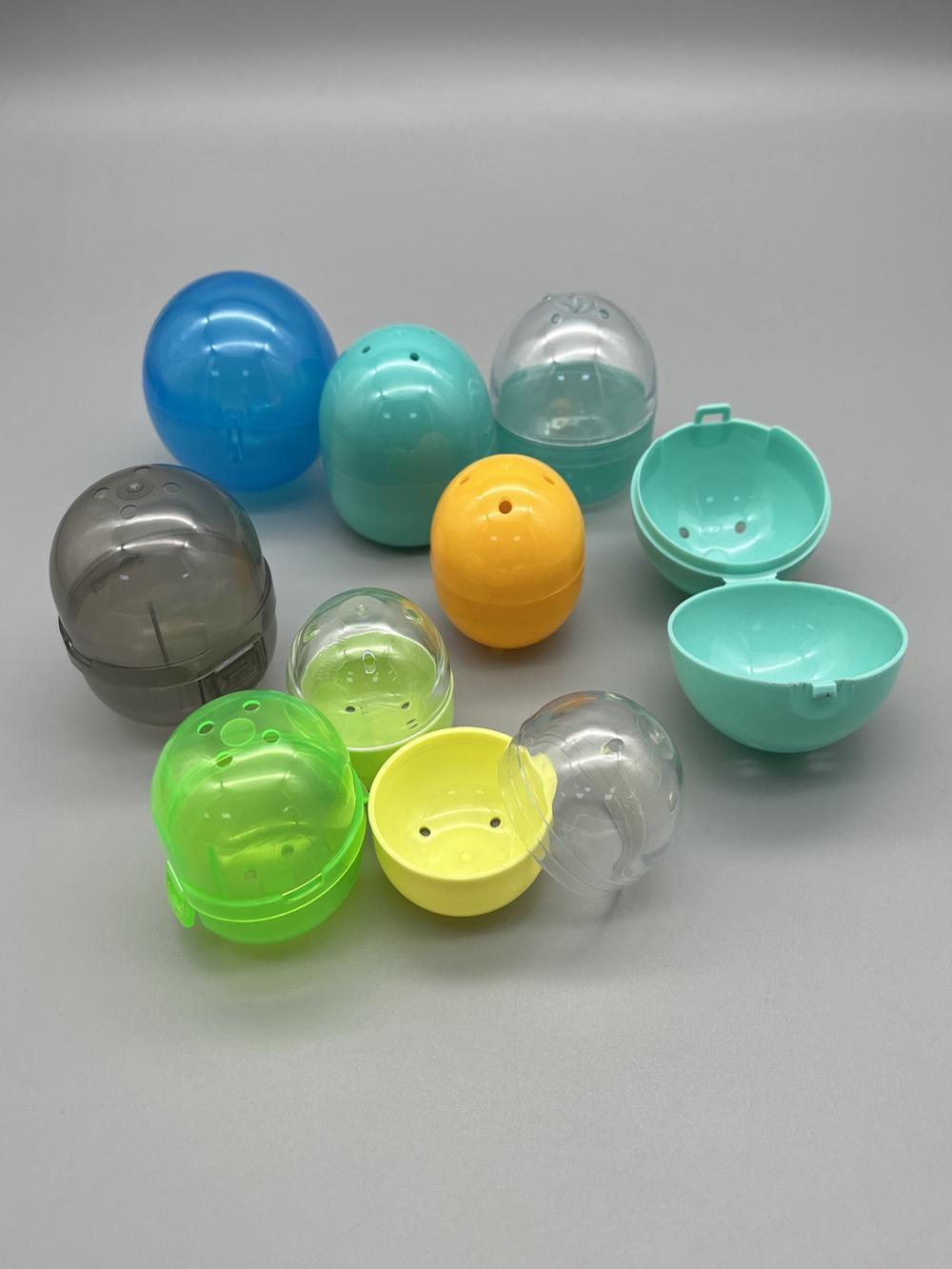 불투명 반투명 뽑기 캡슐 45mm 추첨볼 파스텔톤 5cm 마카롱 혼합 무작위 - 상세 이미지 2