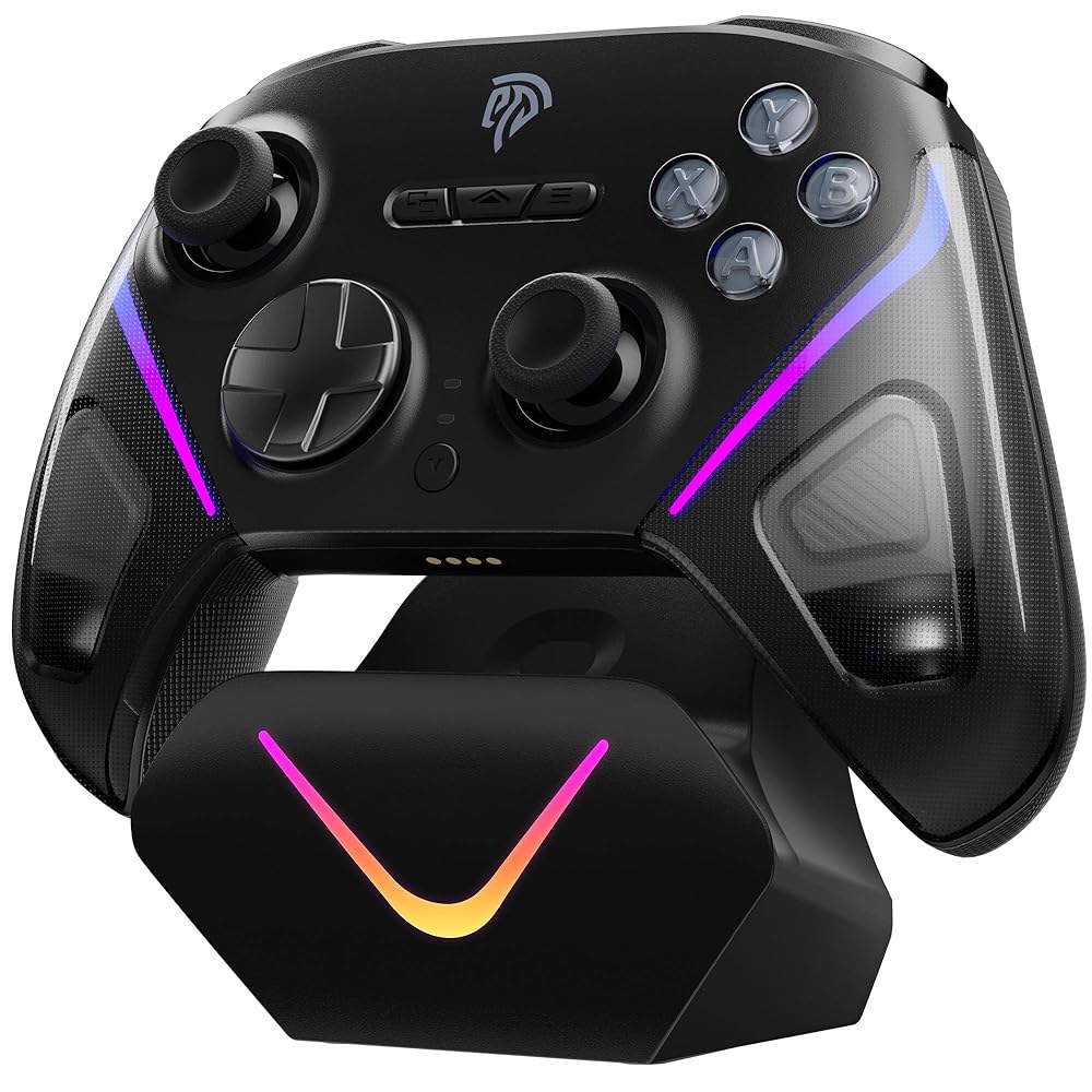 EasySMX D10 Wireless Game Controller Mechanical RGB Gamepad Buttons, Bluetooth PC/Switch/Switch2/iOS - 상품 이미지