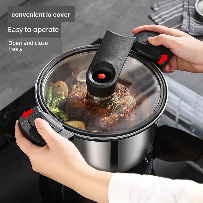 저압 압력찜솥 갈비찜용 미세압력 진공 저압냄비 멀티쿡 5L 1-3인용 - 상세 이미지 4