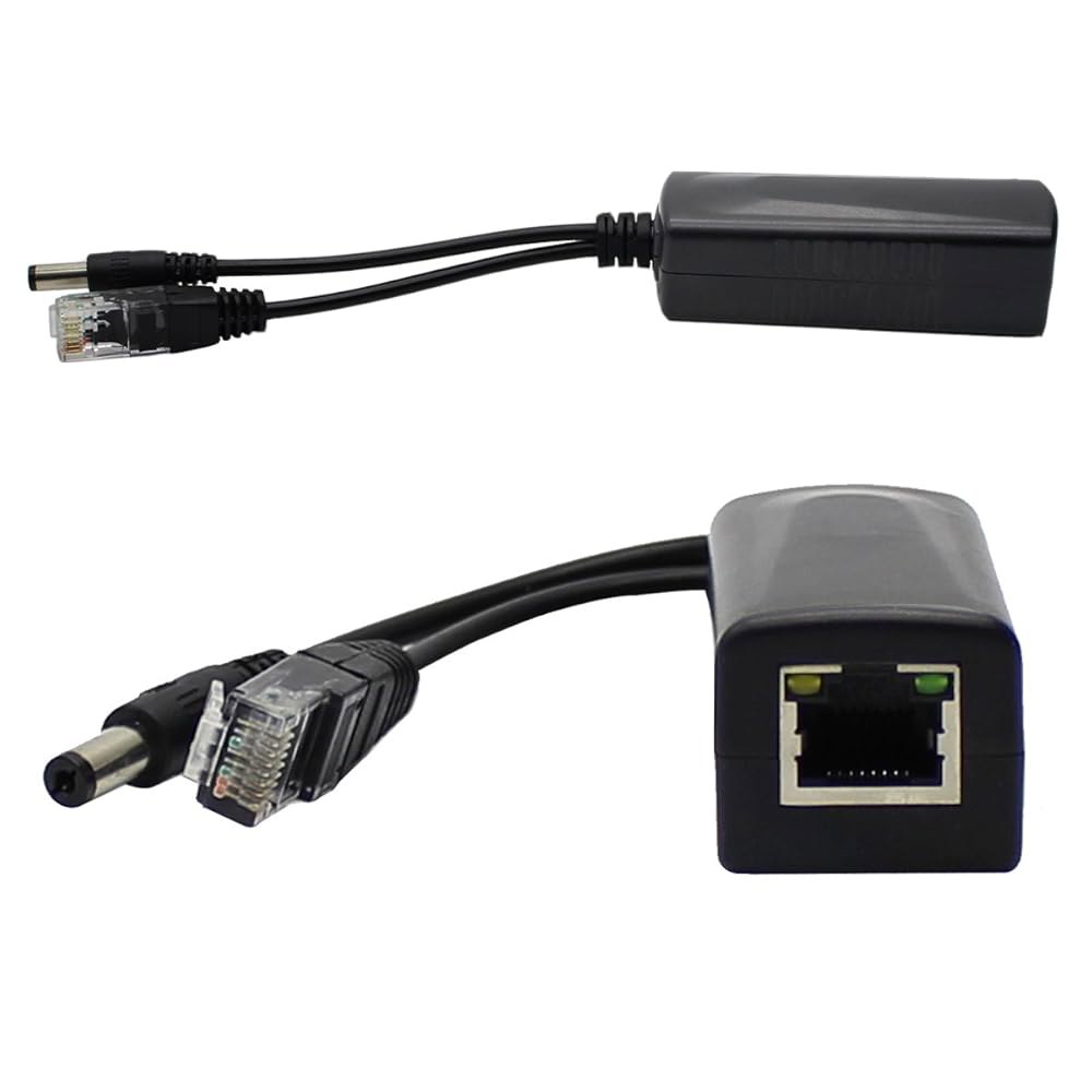 4팩 12V DC 출력 액티브 10/100Mbps, 카메라 및 Voip 기타용, PoE AV-PS12 802.3af, 스플리터 폰 어댑터, IP AP IEEE - 상세 이미지 2