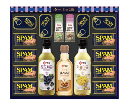 [CJ]명절 업체 스팸 카놀라유 얼리고당 먹거리 선물세트 특호