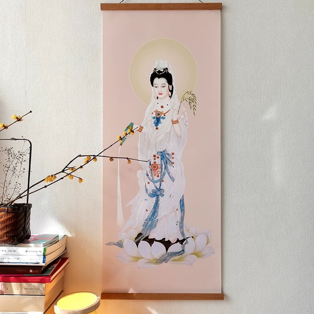 선녀 탱화 대형 큐빅 사찰 종교 선물 불교 그림 - 상세 이미지 2