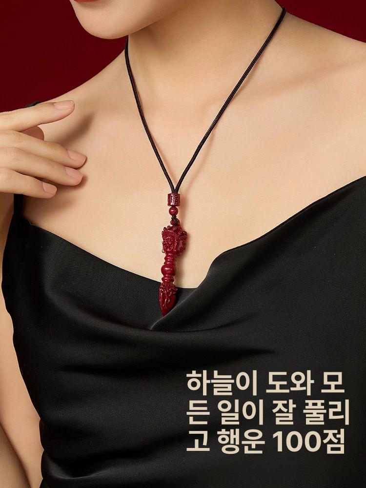 금강령 펜던트 액운 방지 소원성취 부적 염주 액막이 대형 펜던트 - 상세 이미지 3