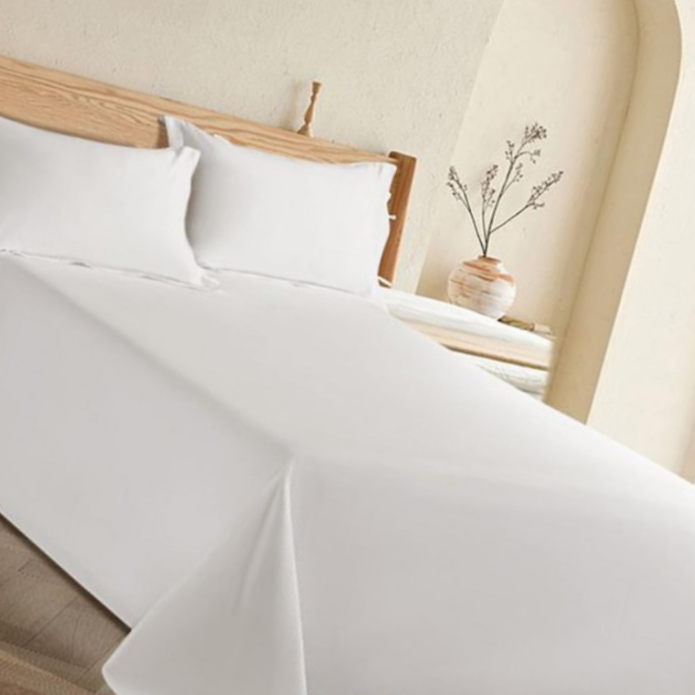 순면 60수 화이트 호텔 침대 매트리스 플랫시트 침대시트 광폭원단