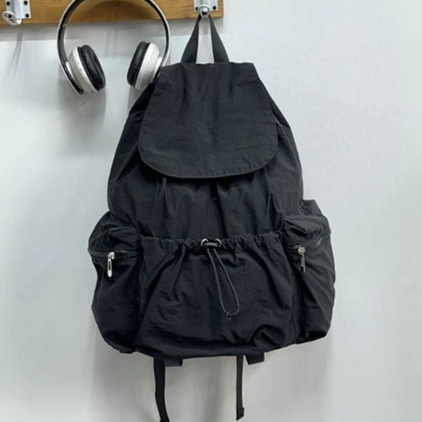 가벼운 나일론 백팩 데 지퍼 백팩 여성 여행 - 상품 이미지