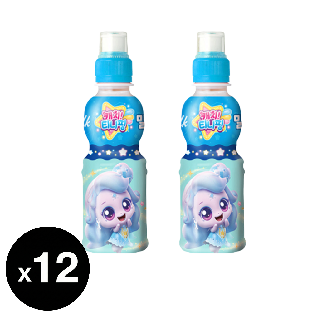 웅진 캐치 티니핑 음료수 밀크, 200ml, 12개 - 상품 이미지