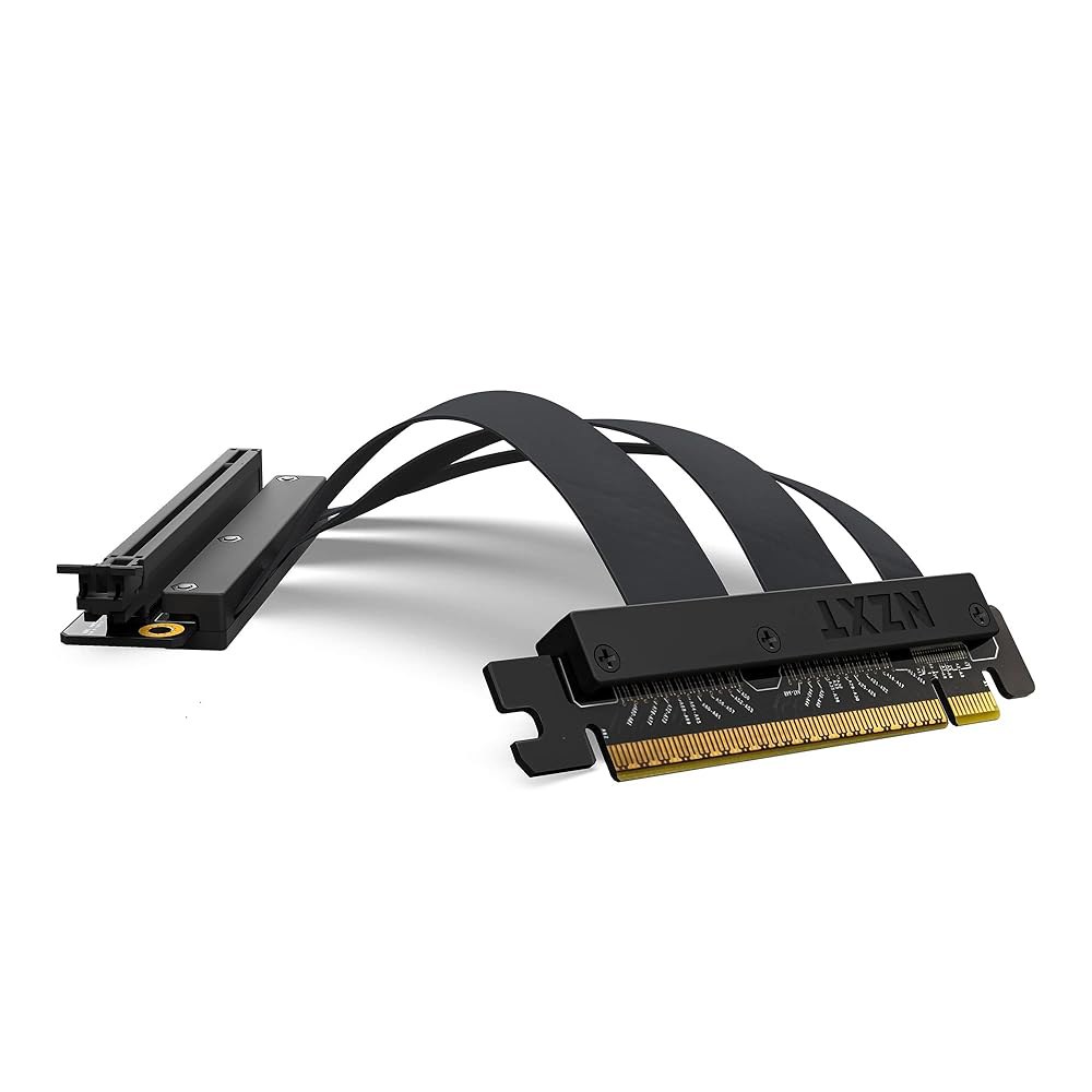 NZXT PCIe 4.0x16 라이저 케이블 - AB-RC200-B1 유연하고 차폐된 고속 성능 길이 200mm - 상세 이미지 3