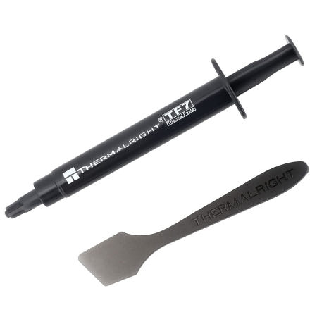 [해외]CPU 쿨러용 써멀라이트 TF7 2g 열 화합물 페이스트 모든 프로세서(CPU GPU)용 히트 싱크 비전도성 주걱 도구 사용 시 12.8W/mk의 높은 전도성