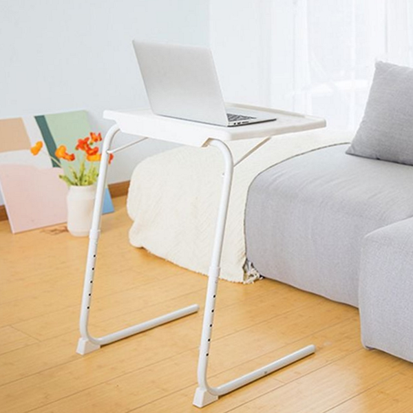 접이식 이동식 사이드 테이블 독서용 침대 간이 책상 높이 조절