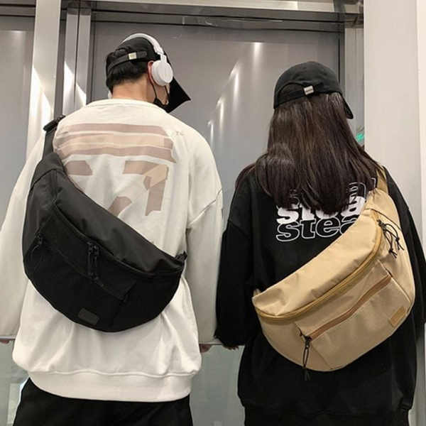 남자 남성 크로스 백 스트릿 남녀공용 슬링백 캐주얼 나일론 - 상품 이미지