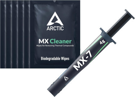 [해외]ARCTIC MX-7 (4g MX-Cleaner 포함) - CPU 콘솔 그래픽 카드 노트북 매우 높은 열전도율 긴 내구성 비전도성 비용량성을 위한 궁극의 성능 열 페이스트