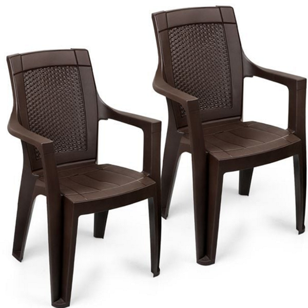 팔걸이 야외용 등받이 의자 라탄 플라스틱 등받이 의자 행사용 테라스